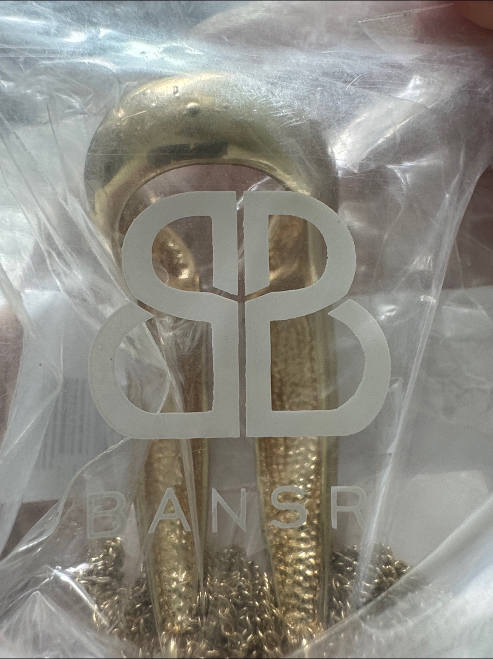 Bansri Mehta Gold Tassel Waterfall Statement Ring EUC - Picture 10 of 10